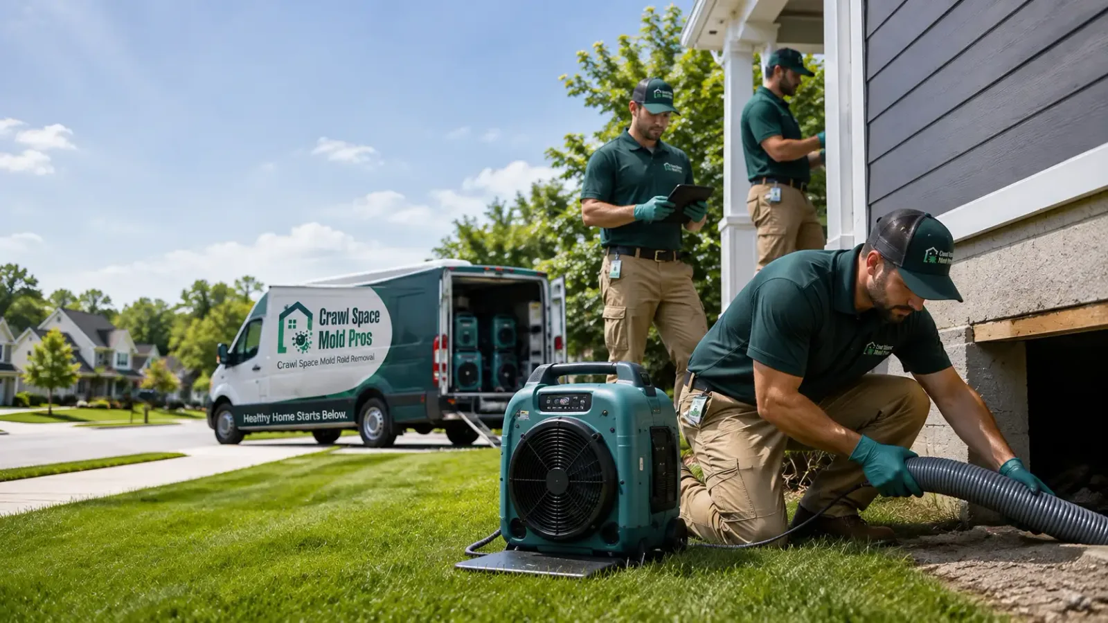 Crawl Space Mold Removal in Cecil, OH
